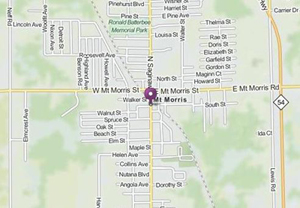 Mt Morris Street Map